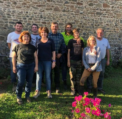 Formation &agrave; l'attelage au Beaujolais avec Pierre JACOB