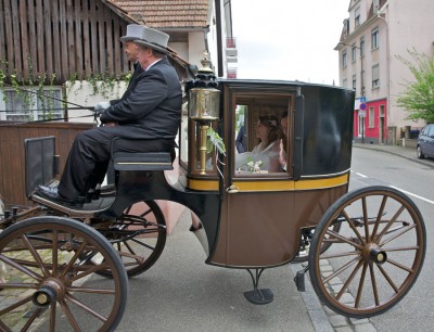 Mariage en attelage